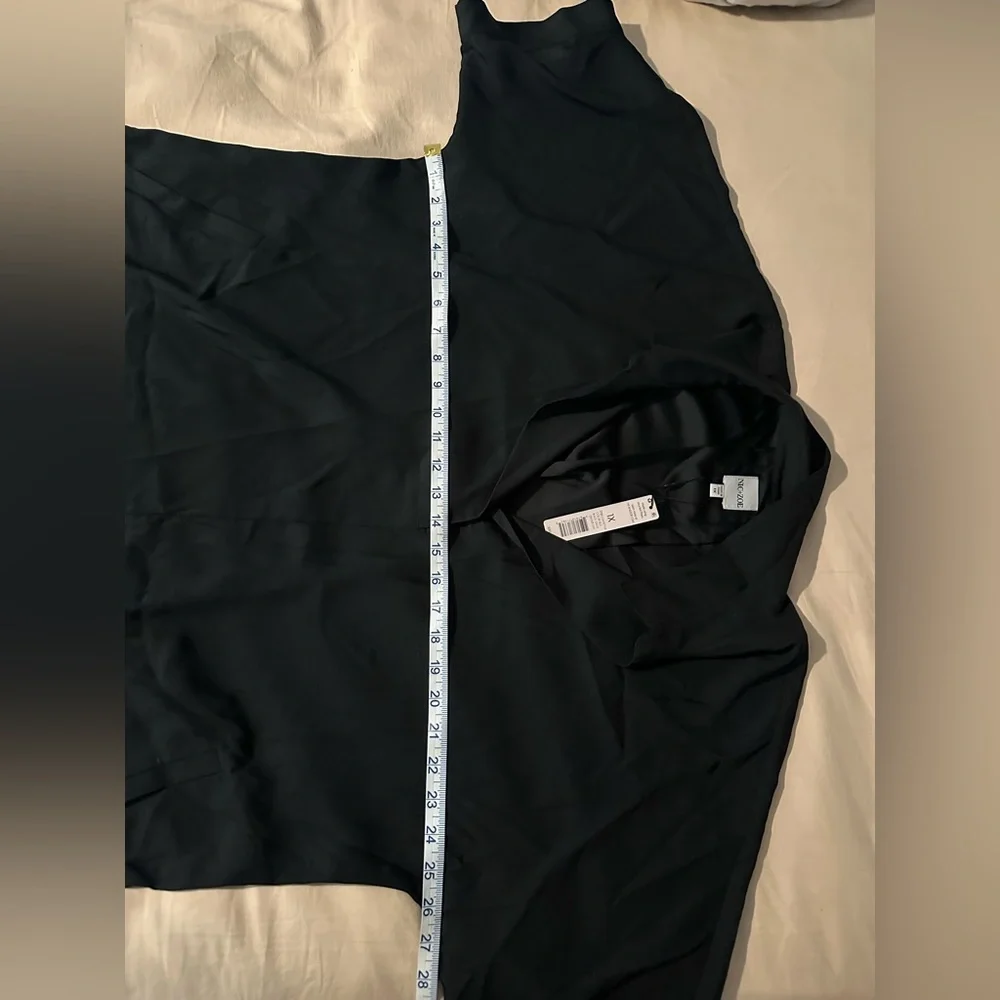 NIC + ZOE NWT Devon Shirtdress in onyx 1X - Picture 4 of 12